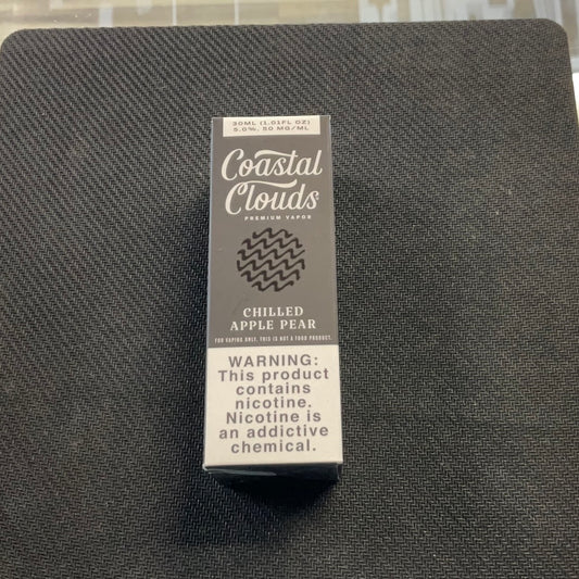 Coastal Clouds Salt Nic (50mg) - Chilled Apple Pear