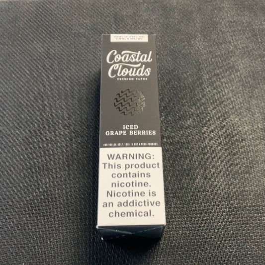 Coastal Clouds E-liquid (6mg) - Iced Grape Berries