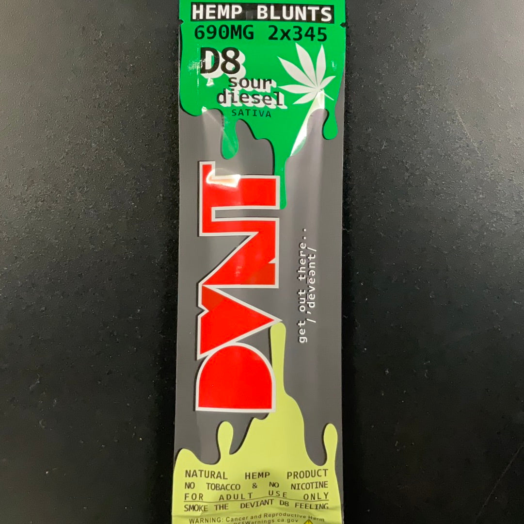 DVNT- D8Sour Diesel- Hemp Blunts
