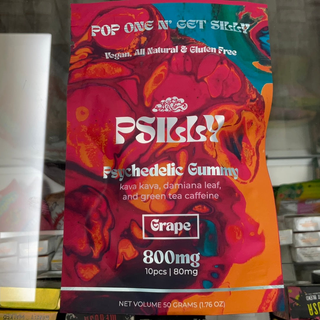 Psilly- Grape- 800mg Psychedelic Gummies