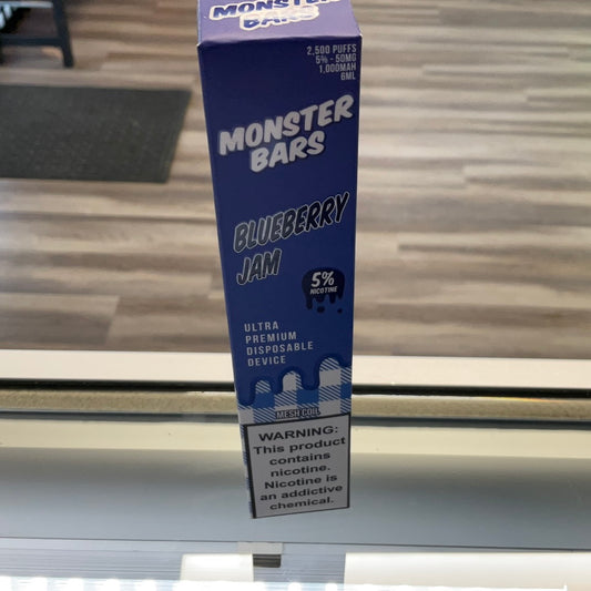 Monster bars blueberry