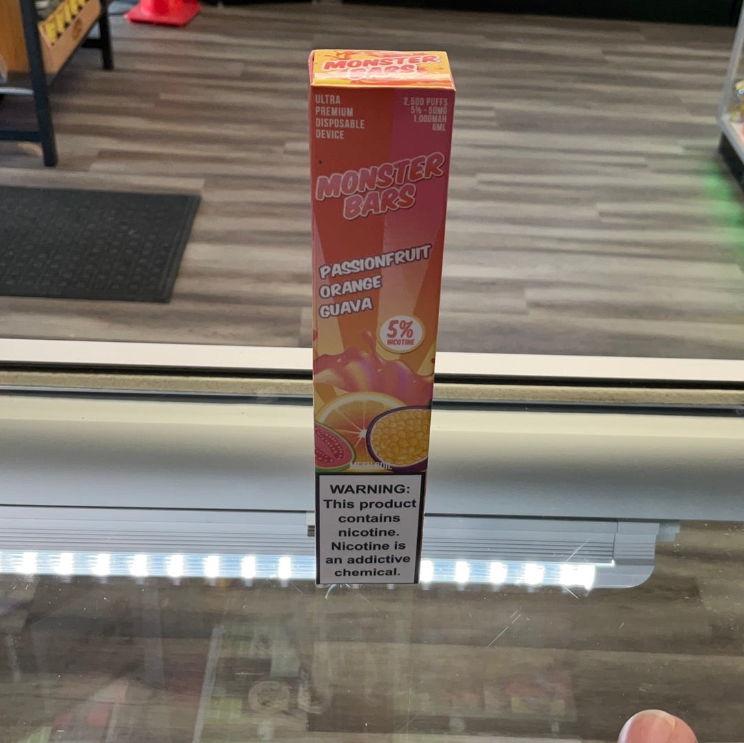 Monster bars passionfruit ice