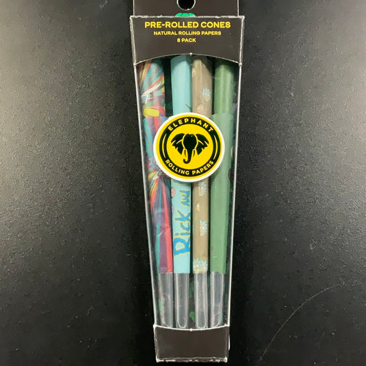 Elephant Rolling Papers- Rick and Morty 8 Combo Pack