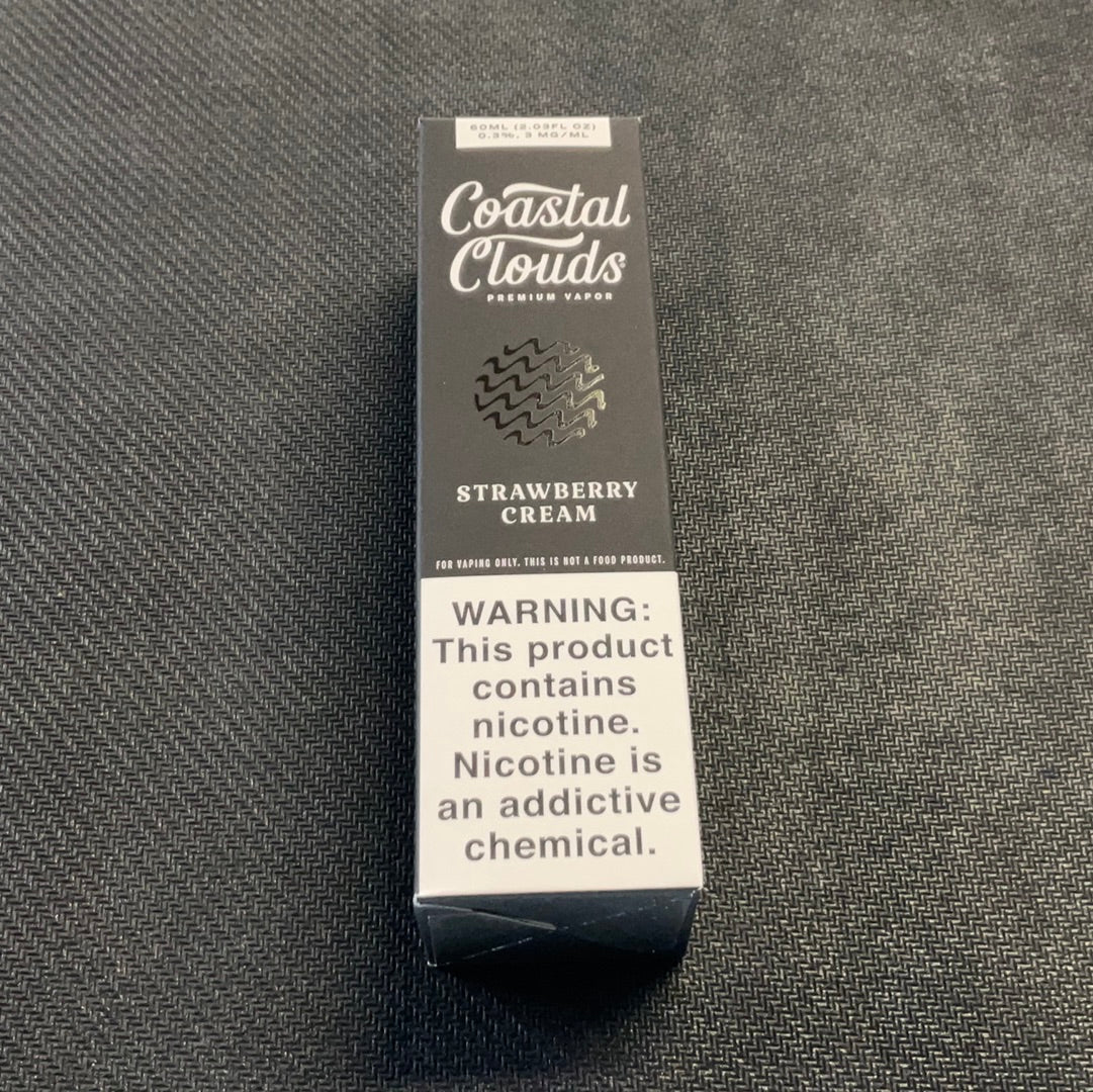 Coastal clouds 3mg strawberry cream