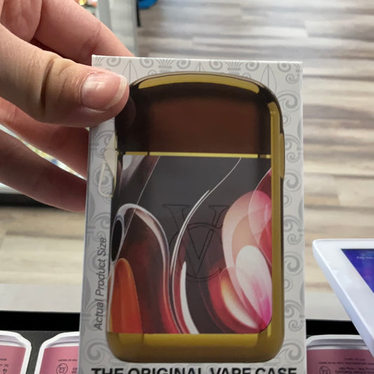 Vape clutch- mocha gold