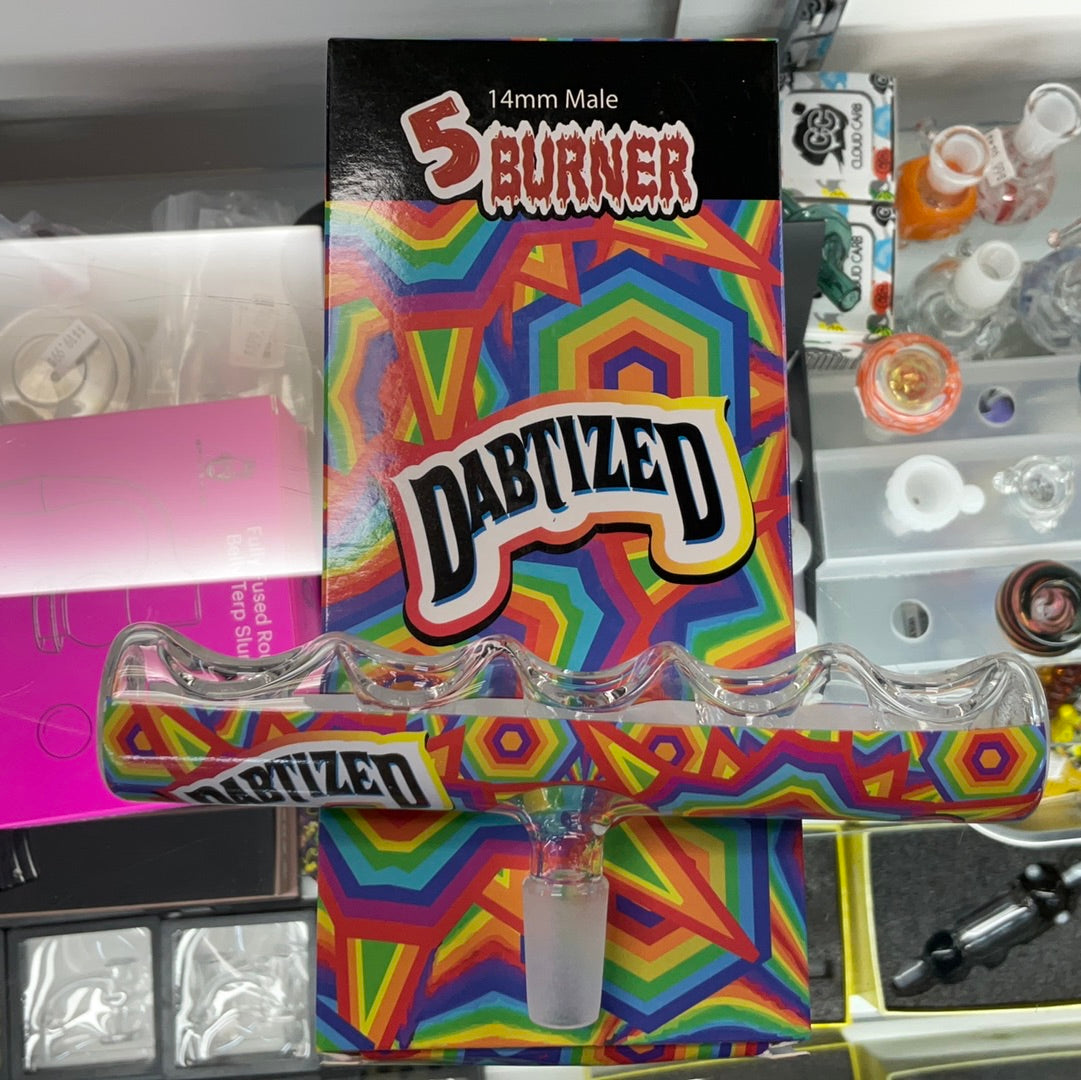 Dabtized Rainbow- 5 Burner 14mm