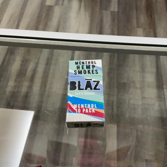 Blaz menthol hemp smokes