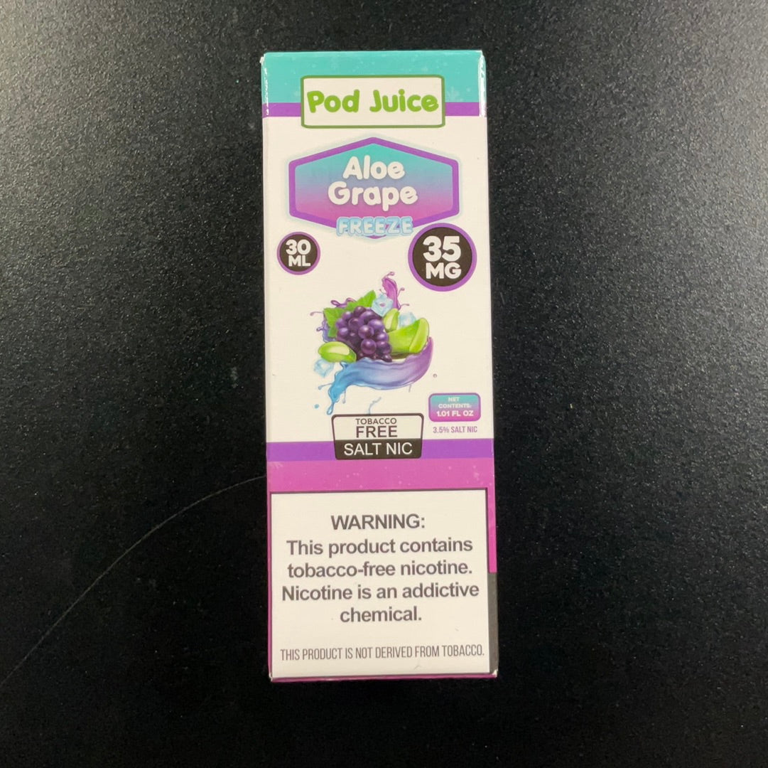Pod Juice- 35mg Aloe Grape Freeze