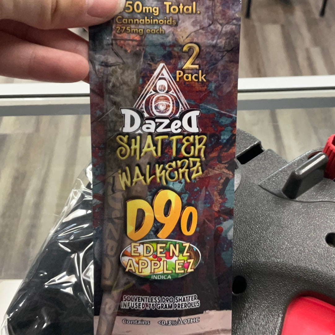 Dazed shatter pre roll- Eden’s apple
