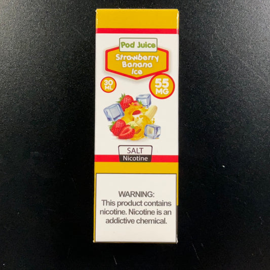 Pod Juice- 55mg Strawberry Banana Ice