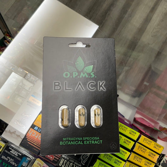 OPMS black 3 pck capsule