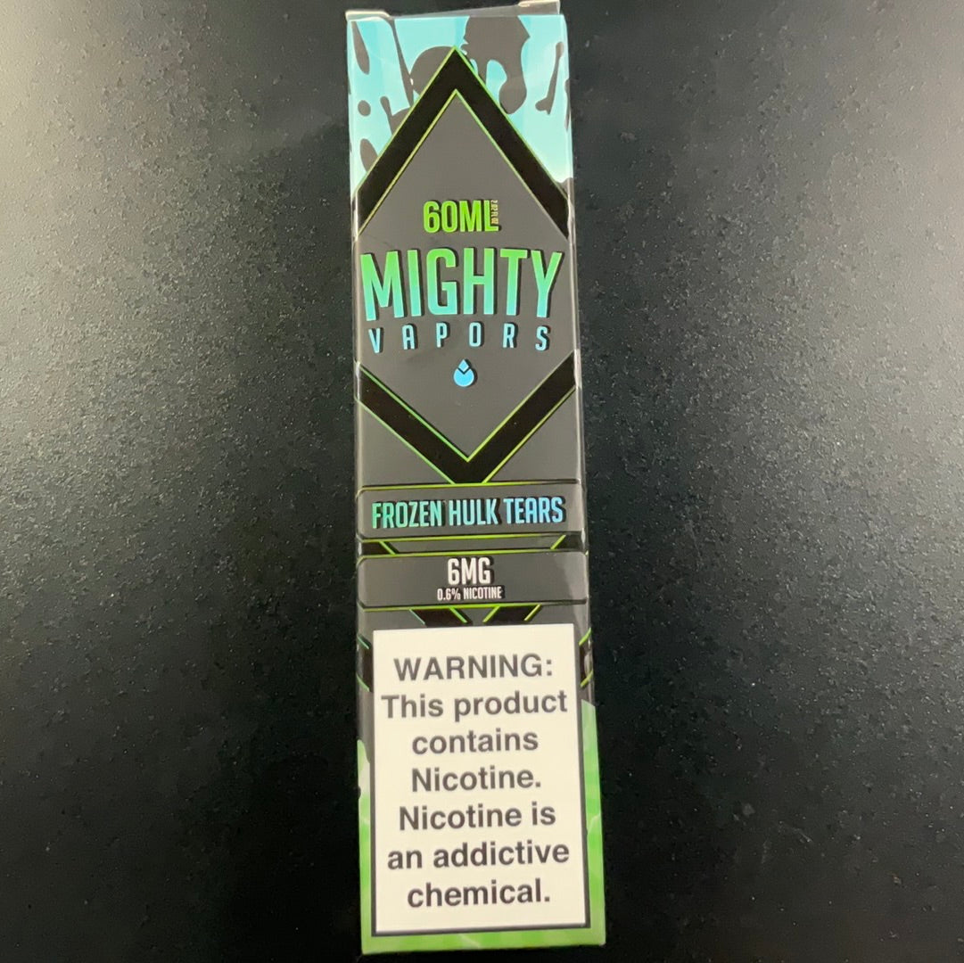 Mighty Vapors- 6mg Frozen Hulk Tears
