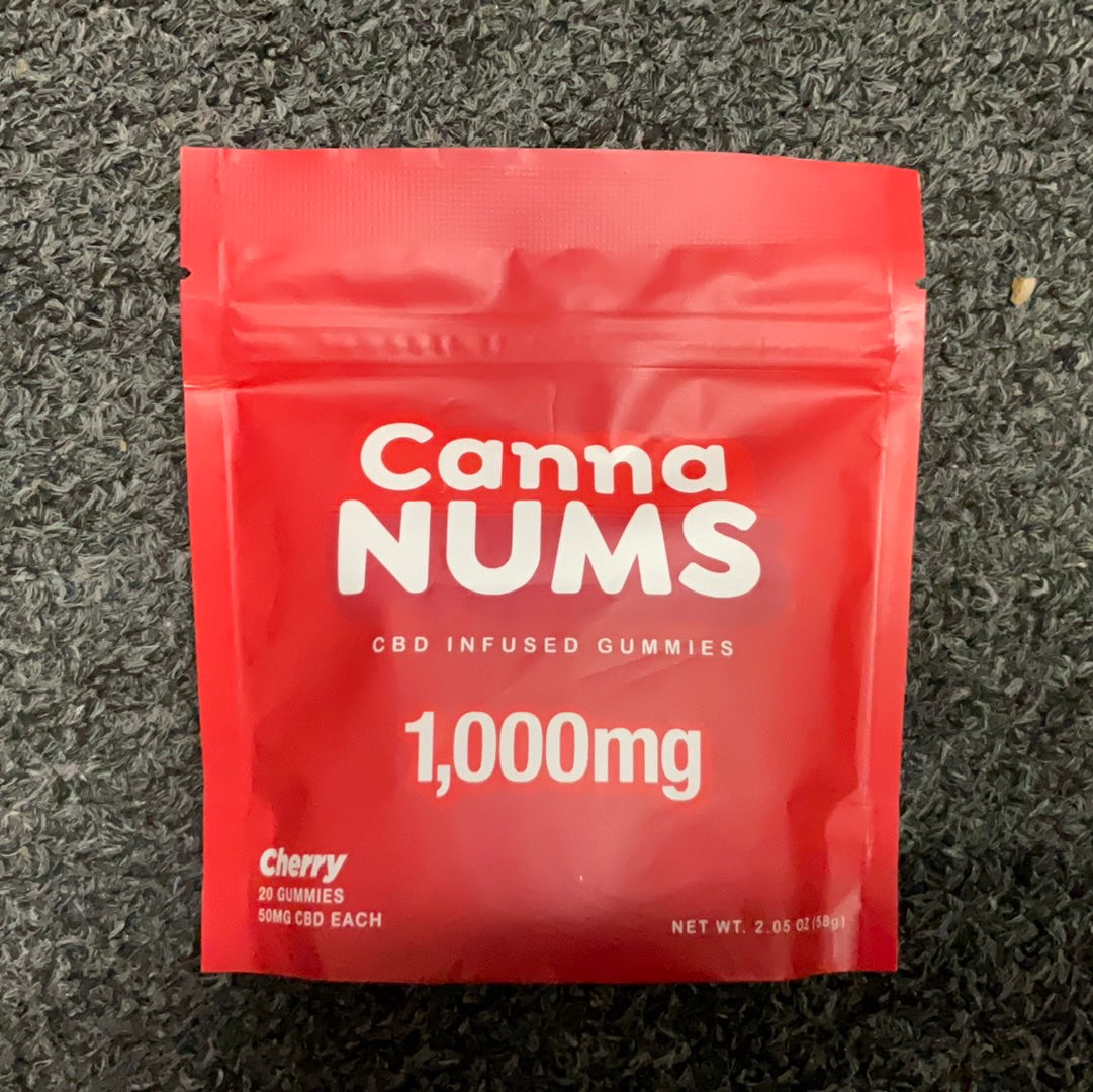Canna Nums -Cherry- CBD Gummies