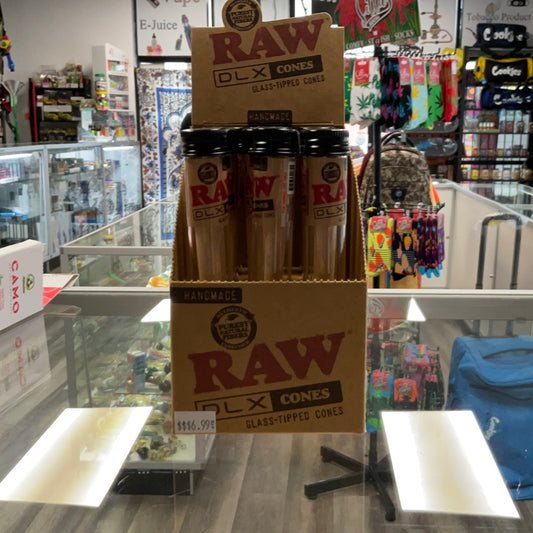 Raw DLX glass tipped cones