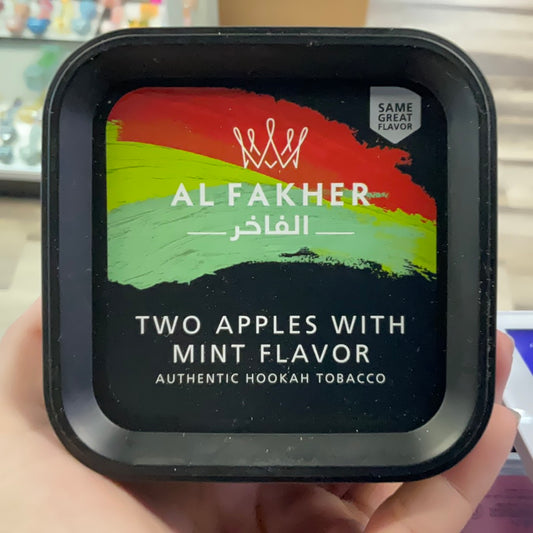 Al Fakher- Two Apples With Mint Flavor