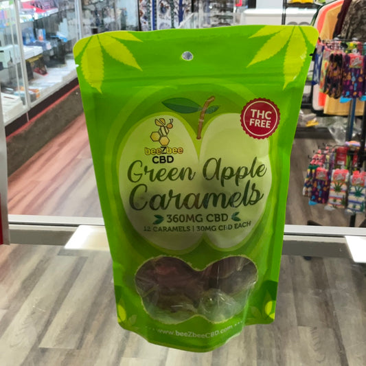 beeZbee CBD green apple caramels