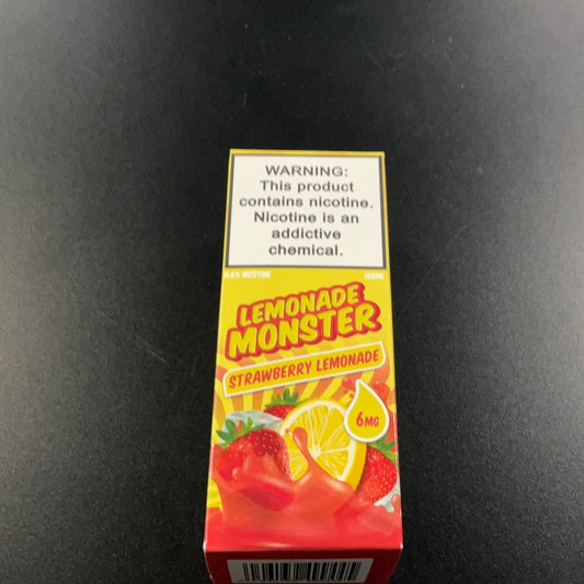 Lemonade Monsters E-liquid (6mg) - Strawberry Lemonade