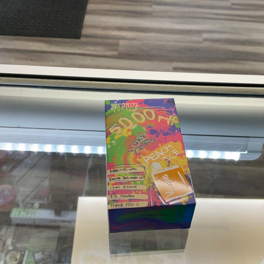 Storm peach ice 5000 puffs