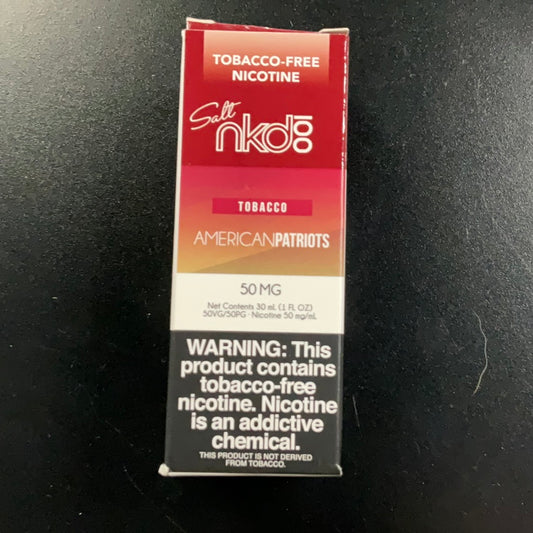 salt Nkd -  Tobacco American Patriots 50mg