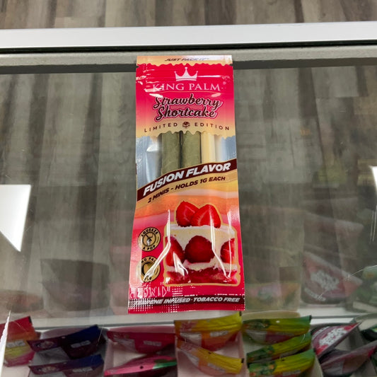 King palm (1G) Mini Roll - Strawberry Shortcake