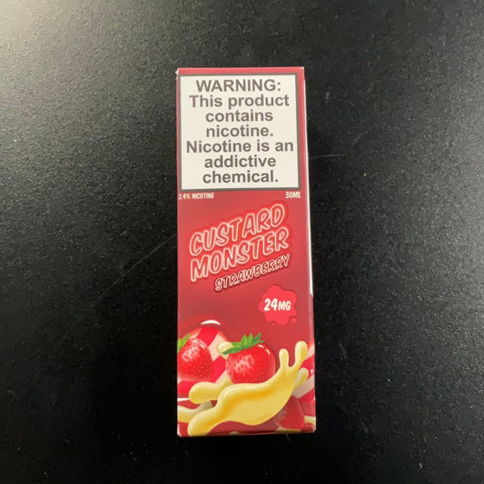 Custard Monster Salt Nic (24mg) - Strawberry