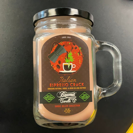 Beamer Candle- 12oz Italian Espresso Crack