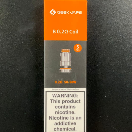 Geek Vape Coil - B 0.2 (50-58w) 5pc