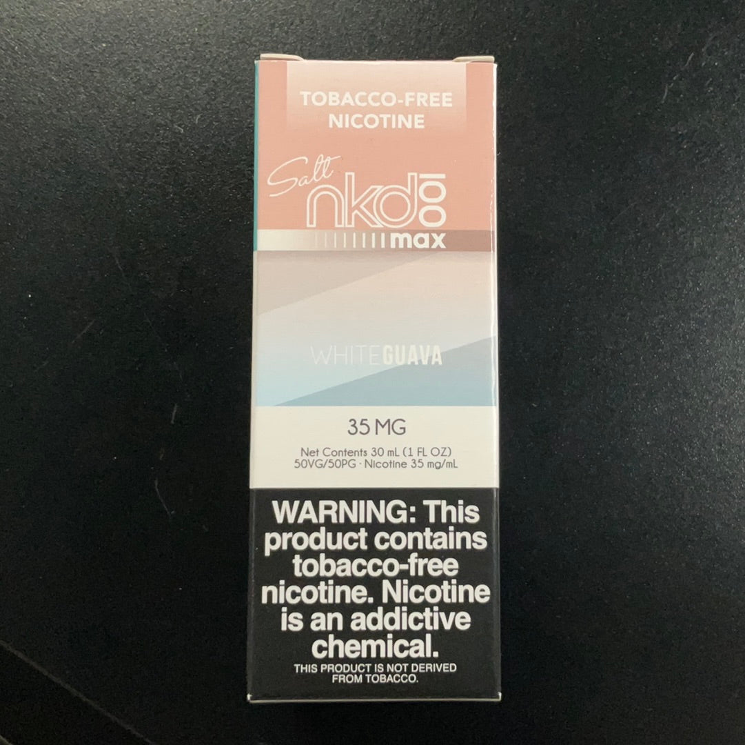 Naked Salt Nic (35mg) - White Guava Ice
