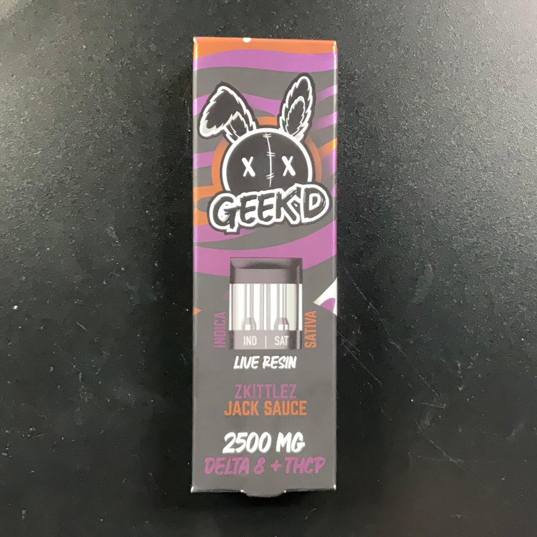 Geek’D- Duo Indica Sativa D8 THCP