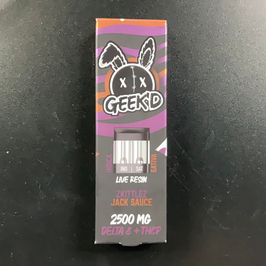 Geek’D- Duo Indica Sativa D8 THCP