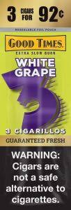 Good Times (3)  Cigarillos  White Grape