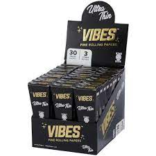 VIBES Rolling Papers - Ultra Thin cones king size
